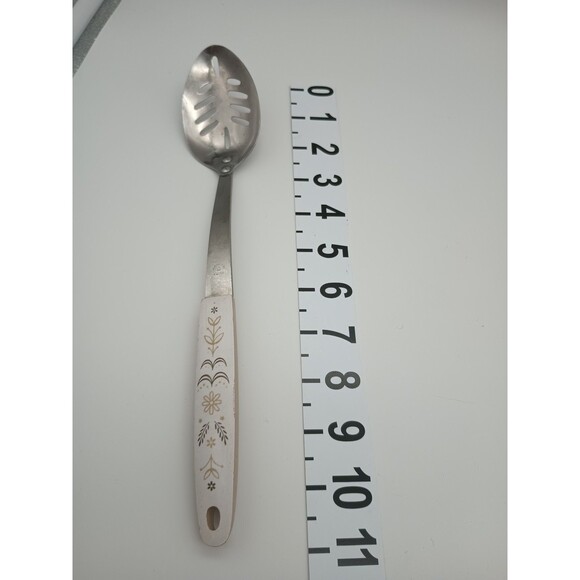 Vtg Flint Ekco Harvest Wheat Stainless 5 Piece Serving Set Slotted Spoon Ladle - Picture 7 of 11